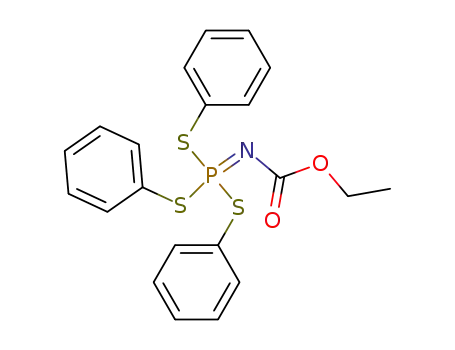 N-Triphenyltrithiophosphonyliden-carbamidsaeure-aethylester