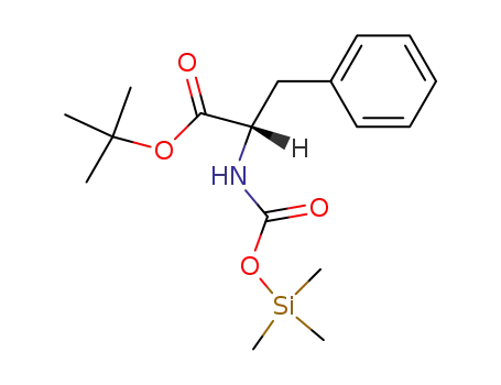 N-(Trimethylsiloxycarbonyl)-L-Phe-t-butyl-ester