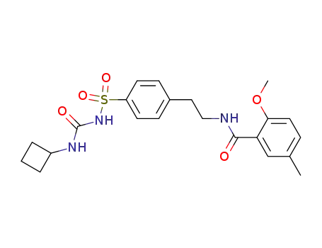Benzamide,
N-[2-[4-[[[(cyclobutylamino)carbonyl]amino]sulfonyl]phenyl]ethyl]-2-meth
oxy-5-methyl-