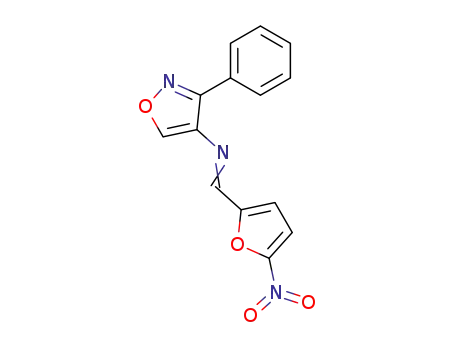(5-nitro-furan-2-ylmethylene)-(3-phenyl-isoxazol-4-yl)-amine