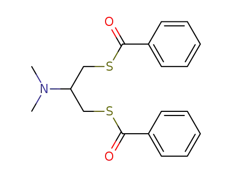 Benzenecarbothioic acid, S,S'-[2-(dimethylamino)-1,3-propanediyl]
ester
