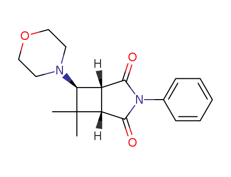 6,6-dimethyl-7-morpholin-4-yl-3-phenyl-3-aza-bicyclo[3.2.0]heptane-2,4-dione