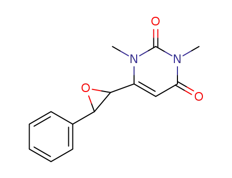 1,3-dimethyl-6-(3-phenyl-oxiranyl)-1<i>H</i>-pyrimidine-2,4-dione