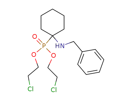 (1-Benzylamino-cyclohexyl)-phosphonic acid bis-(2-chloro-ethyl) ester