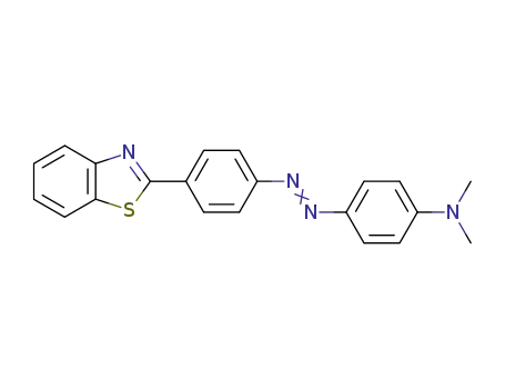 4-(4-benzothiazol-2-yl-phenylazo)-<i>N</i>,<i>N</i>-dimethyl-aniline