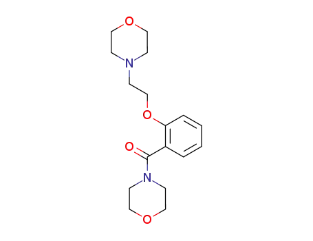 Molecular Structure of 1500-19-2 (4-[2-(2-morpholin-4-yl-ethoxy)-benzoyl]-morpholine)