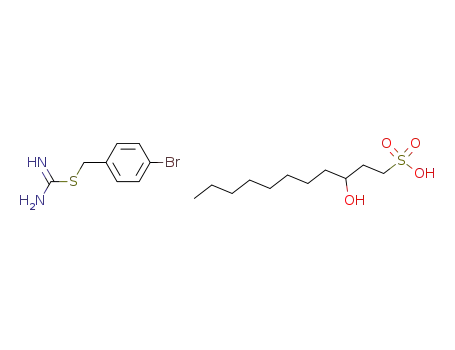 S-(4-Brom-benzyl)-isothiuroniumsalz d. 3-Hydroxy-undecan-sulfonsaeure-1