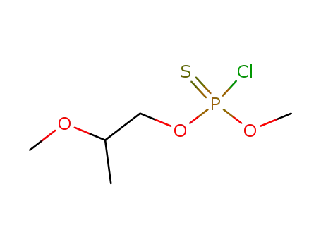 Molecular Structure of 28248-11-5 (thiophosphorochloridic acid <i>O</i>-(2-methoxy-propyl) ester <i>O</i>'-methyl ester)