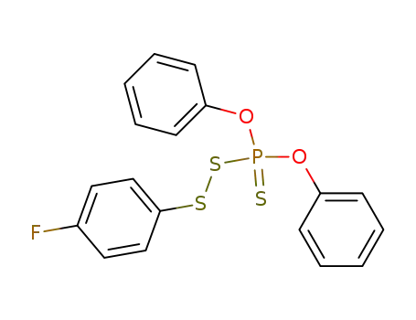 O,O-Diphenyl-S-<4-fluor-phenylmercapto>-dithiophosphat