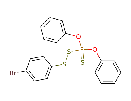 O,O-Diphenyl-S-<4-brom-phenylmercapto>-dithiophosphat