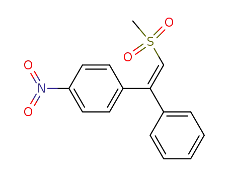 1-((Z)-2-Methanesulfonyl-1-phenyl-vinyl)-4-nitro-benzene