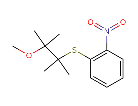(2-Methoxy-1,1,2-trimethylpropyl)-2-nitro-phenyl-sulfid