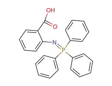Molecular Structure of 70036-30-5 (<i>N</i>-triphenylphosphoranyliden-anthranilic acid)