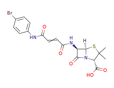 6β-[3-(4-bromo-phenylcarbamoyl)-acryloylamino]-penicillanic acid