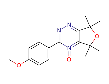3-(4-methoxy-phenyl)-5,5,7,7-tetramethyl-5,7-dihydro-furo[3,4-<i>e</i>][1,2,4]triazine 4-oxide