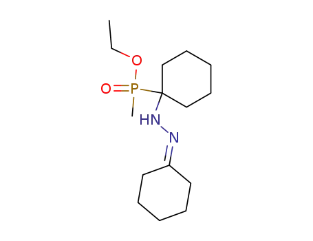 [1-(N'-Cyclohexylidene-hydrazino)-cyclohexyl]-methyl-phosphinic acid ethyl ester