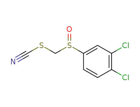 Molecular Structure of 22218-77-5 (3,4-Dichlor-phenyl-sulfinylmethylthiocyanat)