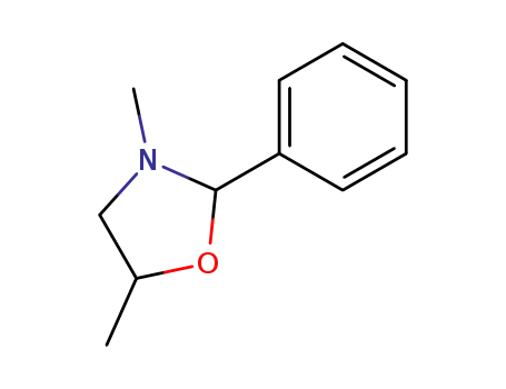Molecular Structure of 40795-03-7 (3,5-dimethyl-2-phenyl-oxazolidine)