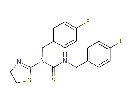 1-(4,5-dihydro-thiazol-2-yl)-1,3-bis-(4-fluoro-benzyl)-thiourea