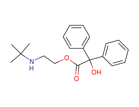 Molecular Structure of 94912-23-9 (Benzilsaeure-<2-tert.-butylamino-aethylester>)