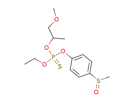 Thiophosphoric acid O-ethyl ester O'-(4-methanesulfinyl-phenyl) ester O''-(2-methoxy-1-methyl-ethyl) ester