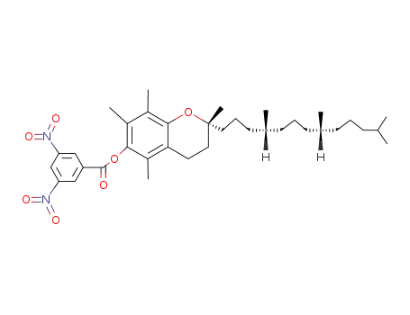 Molecular Structure of 121656-51-7 ((2<i>R</i>,4'<i>R</i>,8'<i>R</i>)-<i>O</i>-(3,5-dinitro-benzoyl)-α-tocopherol)