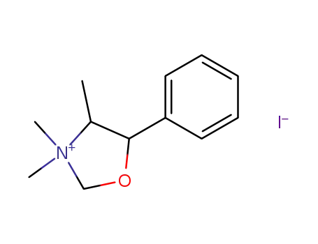 3,3,4-trimethyl-5-phenyl-oxazolidinium; iodide