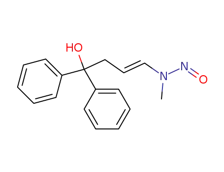 Benzenemethanol, a-[3-(methylnitrosoamino)-2-propenyl]-a-phenyl-,
(E)-