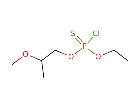 Molecular Structure of 28248-14-8 (thiophosphorochloridic acid <i>O</i>-ethyl ester <i>O</i>'-(2-methoxy-propyl) ester)