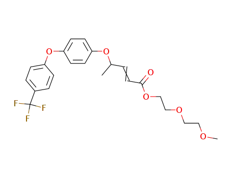 (E)-4-[4-(4-Trifluoromethyl-phenoxy)-phenoxy]-pent-2-enoic acid 2-(2-methoxy-ethoxy)-ethyl ester