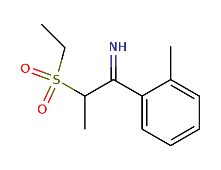 Aethyl-2-imino-1-methyl-2-(o-tolyl)aethylsulfon
