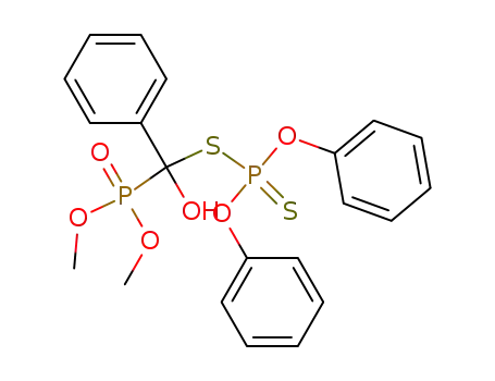 α-Hydroxy-α-diphenoxythiophosphinoylmercapto-benzylphosphonsaeure-dimethylester