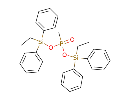 Methylphosphonsaeure-bis-(aethyl-diphenyl-silylester)