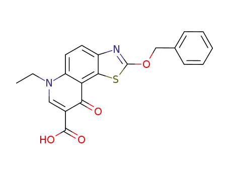2-benzyloxy-6-ethyl-9-oxo-6,9-dihydro-thiazolo[5,4-<i>f</i>]quinoline-8-carboxylic acid