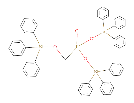Molecular Structure of 3022-02-4 ((Triphenylsilyloxy-methyl)-phosphonsaeure-bis-triphenylsilylester)