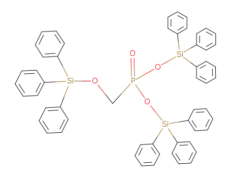 (Triphenylsilyloxy-methyl)-phosphonsaeure-bis-triphenylsilylester