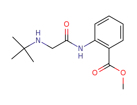 Benzoic acid, 2-[[[(1,1-dimethylethyl)amino]acetyl]amino]-, methyl ester