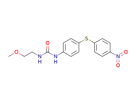 1-(2-Methoxy-ethyl)-3-[4-(4-nitro-phenylsulfanyl)-phenyl]-urea