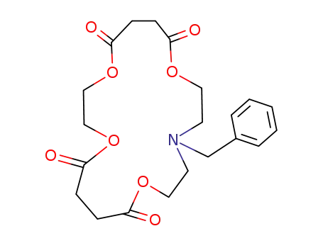 1,7,12,15-Tetraoxa-4-azacyclononadecane-8,11,16,19-tetrone,
4-(phenylmethyl)-