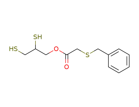 Molecular Structure of 104741-72-2 (Benzylmercaptoessigsaeure-(2,3-dimercapto-propyl)-ester)