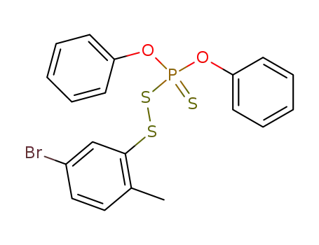 O,O-Diphenyl-S-<5-brom-2-methyl-phenylmercapto>-dithiophosphat