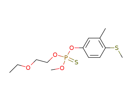 Thiophosphoric acid O-(2-ethoxy-ethyl) ester O'-methyl ester O''-(3-methyl-4-methylsulfanyl-phenyl) ester