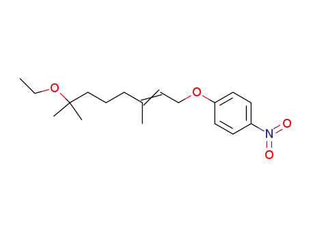 Benzene, 1-[(7-ethoxy-3,7-dimethyl-2-octenyl)oxy]-4-nitro-