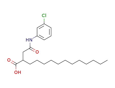 2-[(3-Chloro-phenylcarbamoyl)-methyl]-tetradecanoic acid