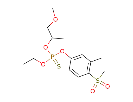 Thiophosphoric acid O-ethyl ester O'-(4-methanesulfonyl-3-methyl-phenyl) ester O''-(2-methoxy-1-methyl-ethyl) ester