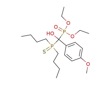 [(Dibutyl-phosphinothioyl)-hydroxy-(4-methoxy-phenyl)-methyl]-phosphonic acid diethyl ester