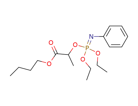 2-(P,P-Diethoxy-N-phenyl-phosphorimidoyloxy)-propionic acid butyl ester
