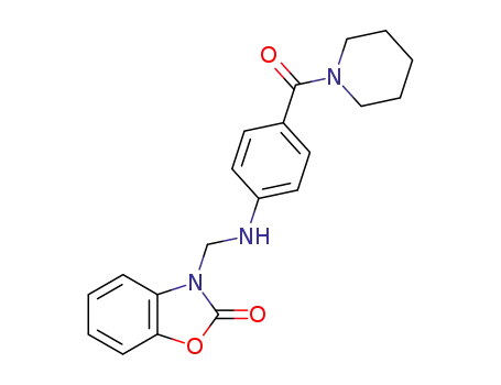 1-{4-[(2-oxo-benzooxazol-3-ylmethyl)-amino]-benzoyl}-piperidine