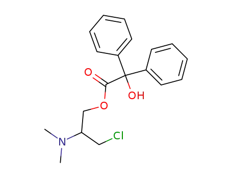 Benzilsaeure-(3-chlor-2-dimethylamino)-propylester