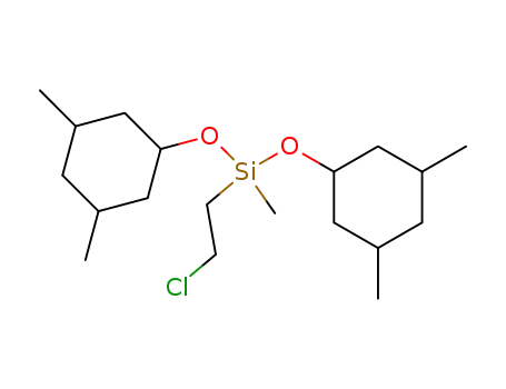 Molecular Structure of 41289-64-9 ((2-Chloro-ethyl)-bis-(3,5-dimethyl-cyclohexyloxy)-methyl-silane)